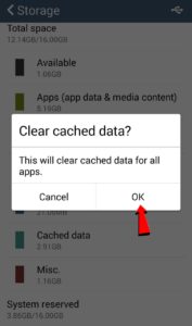 cached data