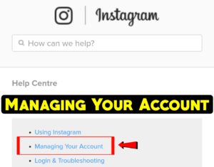 Managing Your Account